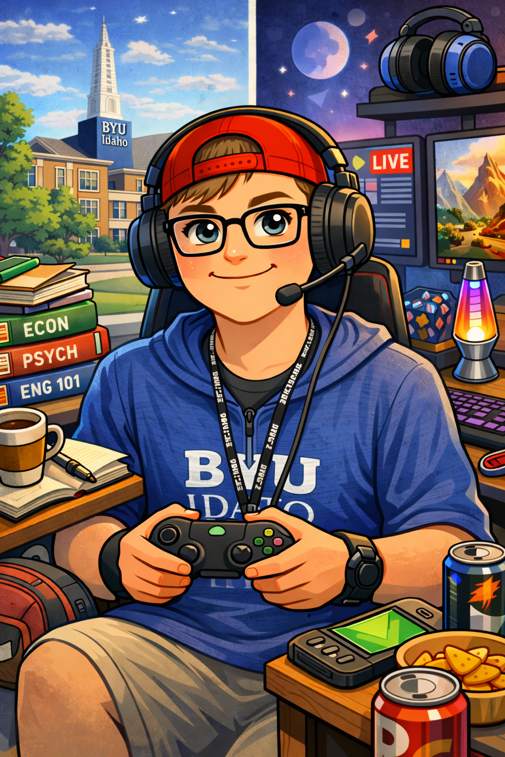 BYU-Idaho student tech workspace